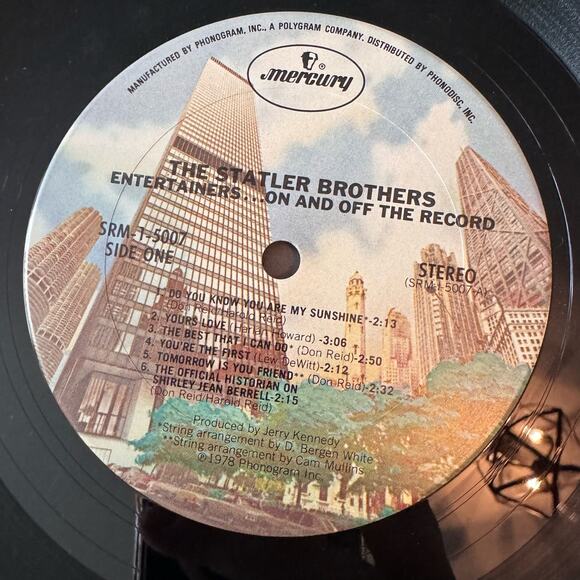 The Statler Bros. Entertainers On & Off The Record 1978 - Picture 6 of 7